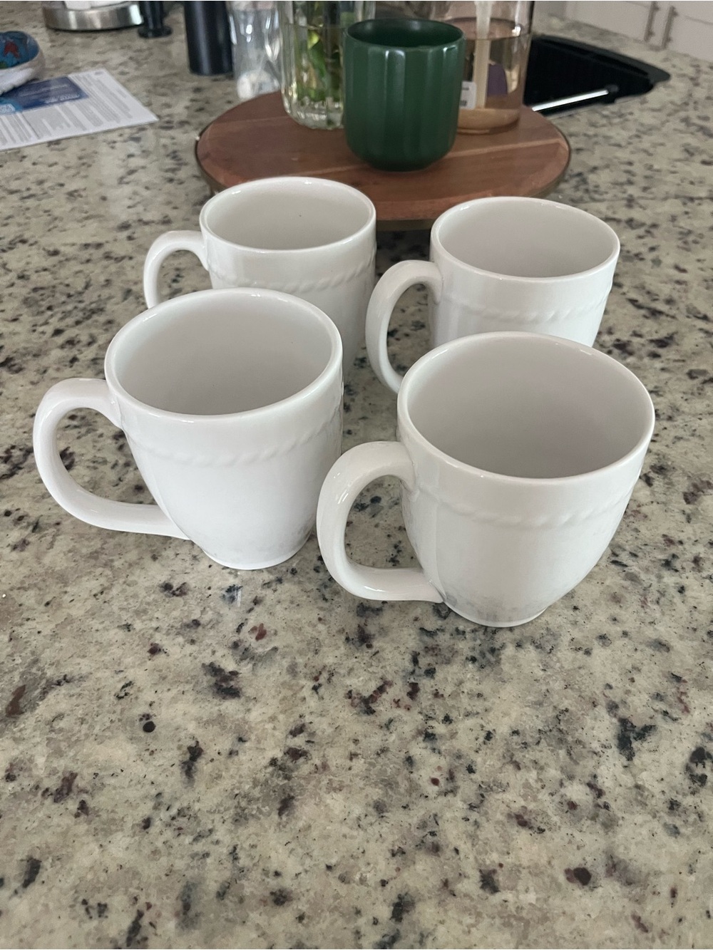 Pier 1 “Bianca” Mug Set(4)